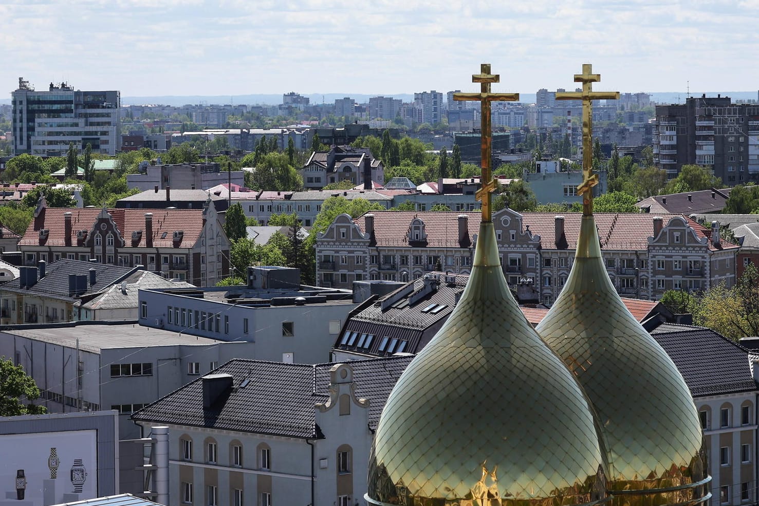 Die russische Stadt Kaliningrad: Im Internet wird die Enklave in Spaß-Beiträgen Tschechien zugeschlagen.