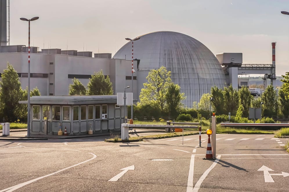 Das Akw Neckarwestheim in Baden-Württemberg: Es ist einer der letzten drei Kernkraftwerke, die in Deutschland noch in Betrieb sind.