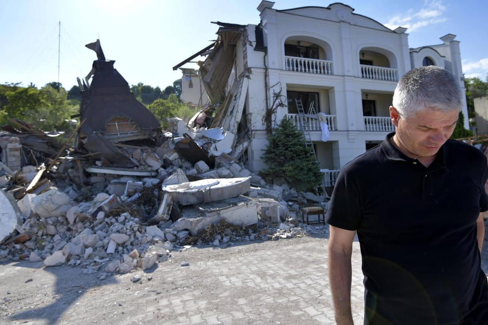Schäden in Odessa nach einem Angriff im Mai: Erneut gab es in der Region einen Raketenangriff.