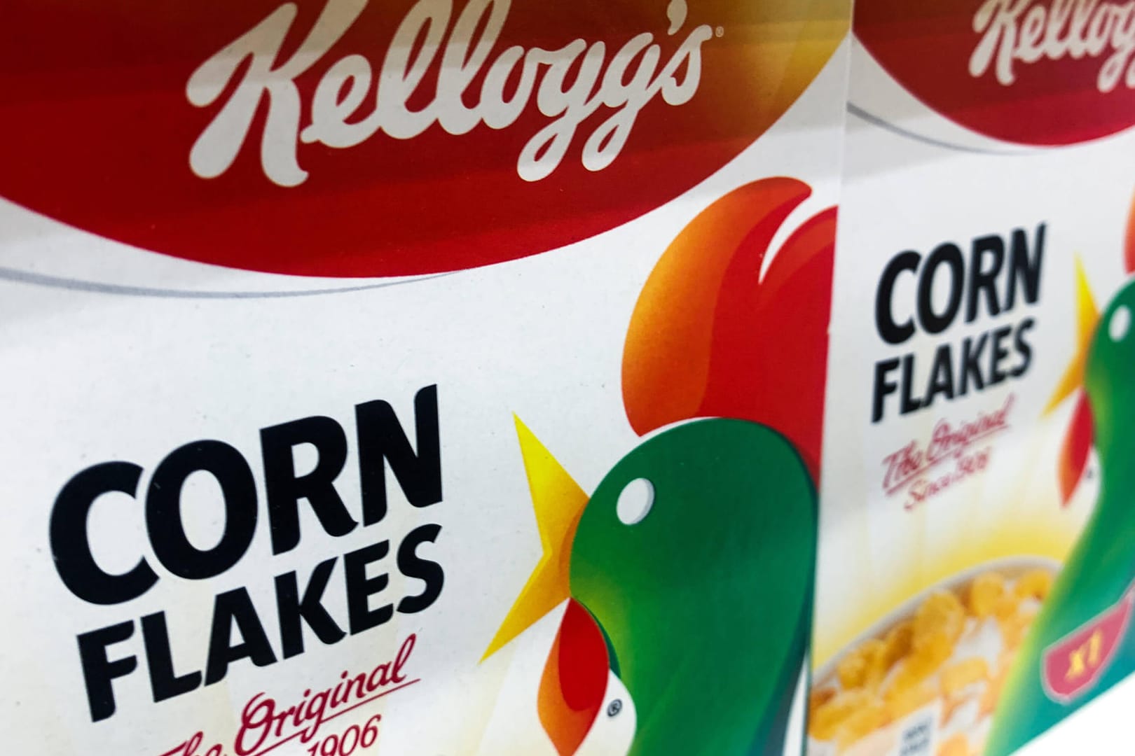 Cornflakes-Packung von Kellogg's (Symbolbild): Bis Ende 2023 soll das Unternehmen in drei geteilt werden.