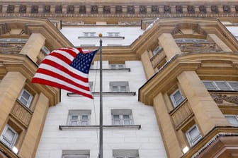 US-Botschaft in Moskau, Russland: Für die diplomatische Vertretung könnte sich bald die Anschrift ändern.