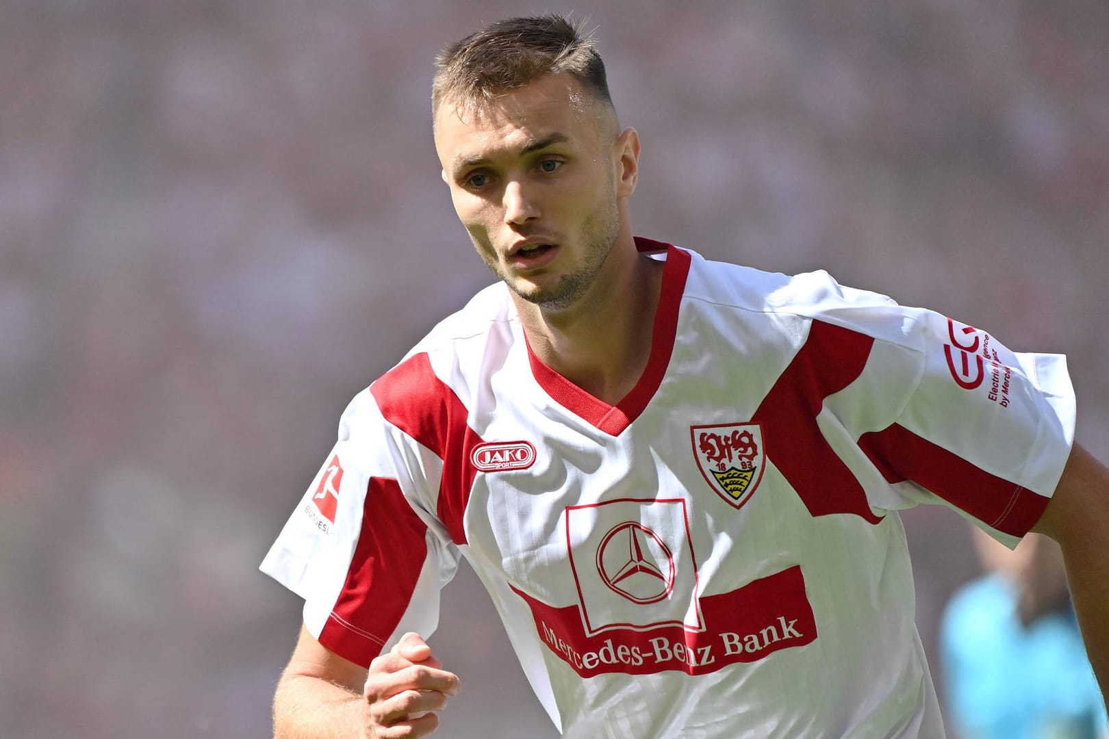 Sasa Kalajdzic kam 2019 von Admira Wacker Mödling zum VfB. Jetzt steht sein Abschied kurz bevor.