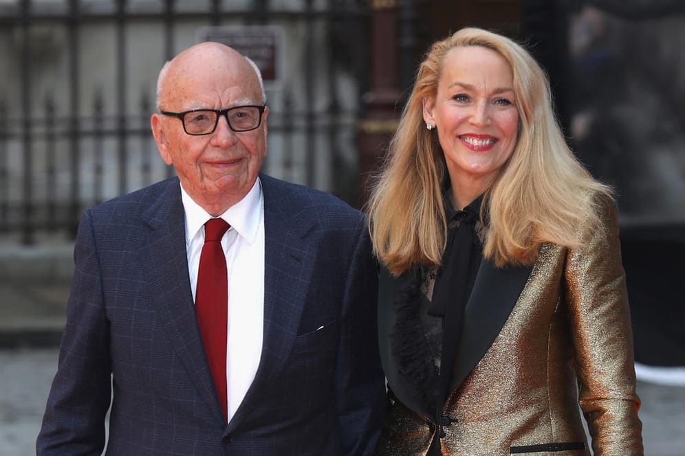 Rupert Murdoch und Jerry Hall: 2015 funkte es zwischen dem Verleger und dem Model.