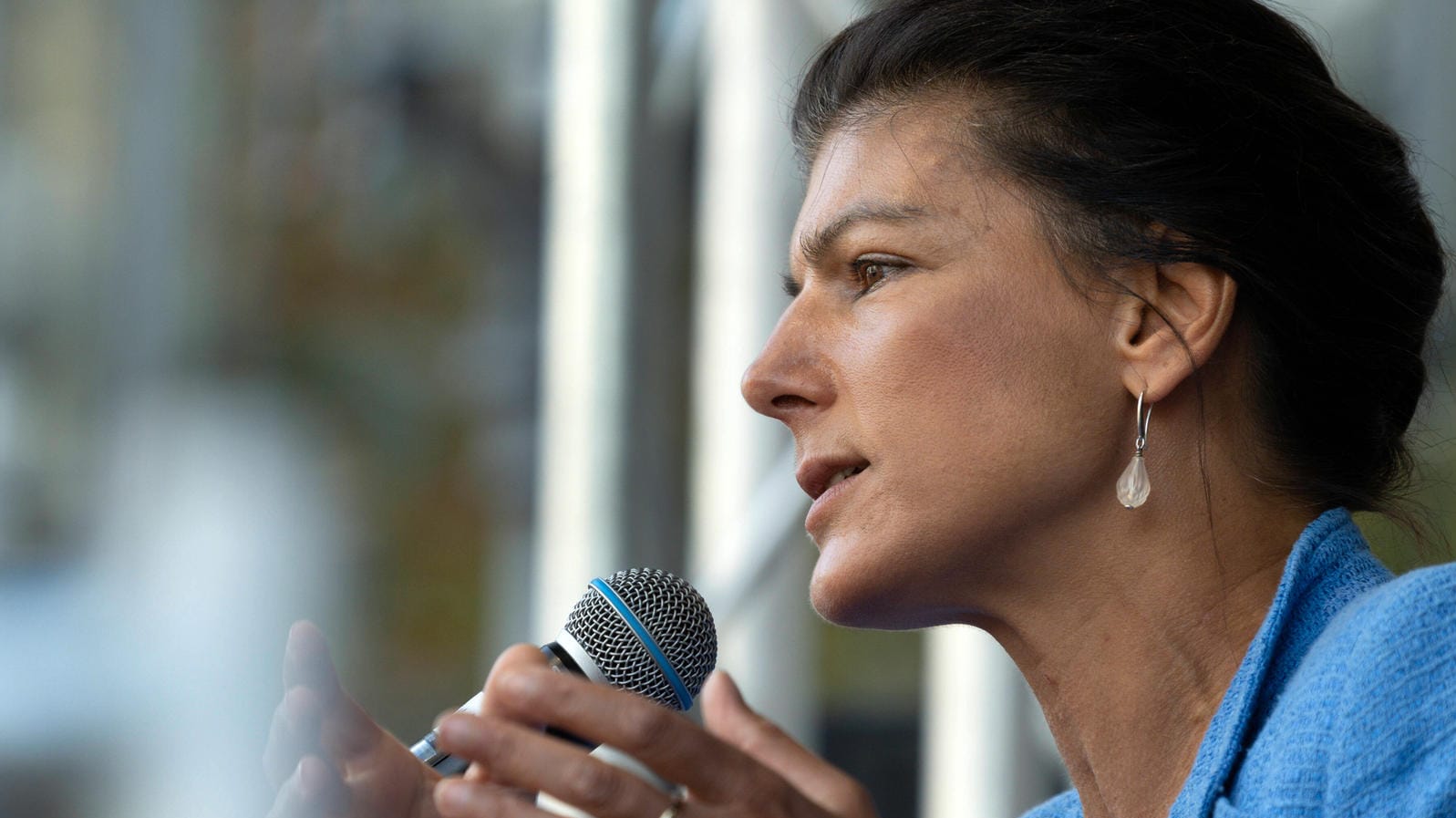 Linken-Politikerin Sahra Wagenknecht (Archiv): "Da wäre ich gern vor Ort gewesen und hätte mich in die Debatten eingebracht."