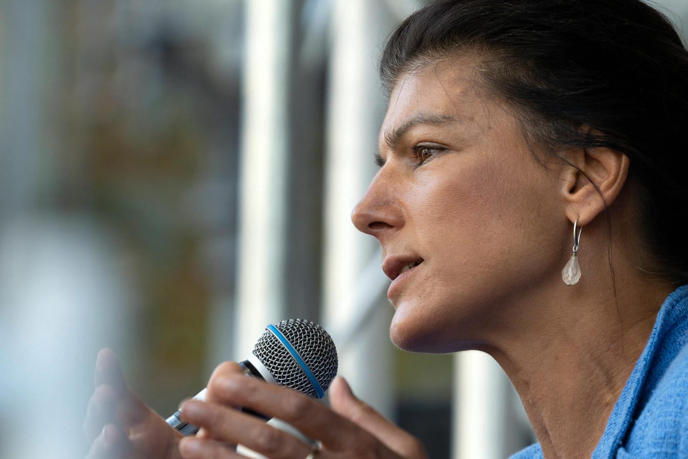 Linken-Politikerin Sahra Wagenknecht (Archiv): "Da wäre ich gern vor Ort gewesen und hätte mich in die Debatten eingebracht."