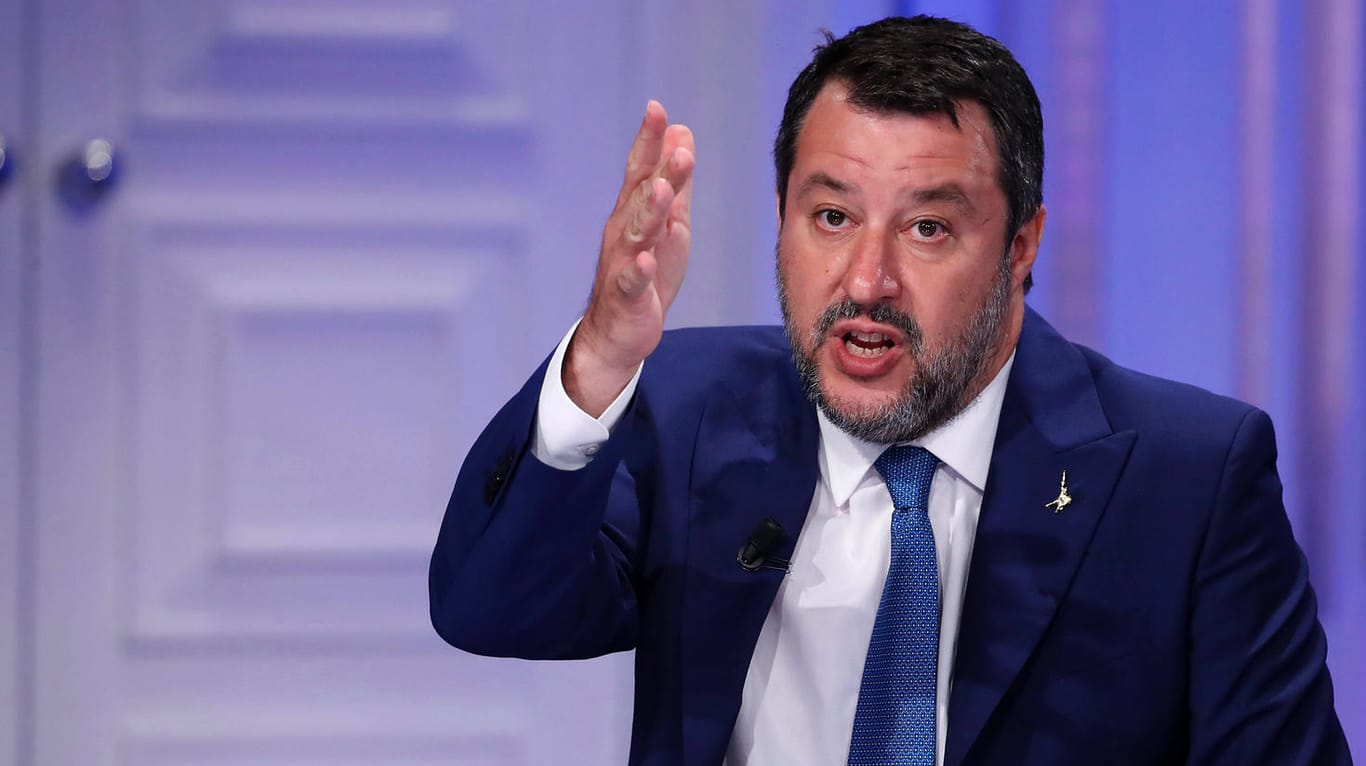 Matteo Salvini: Der ehemalige italienische Innenminister steht vor Gericht.