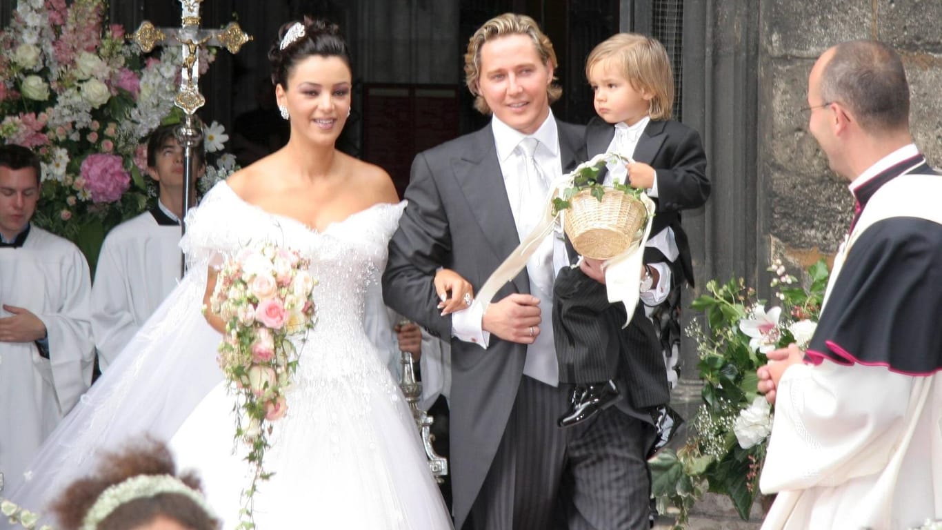 10. September 2005: Verona und Franjo Pooth heiraten in Wien.