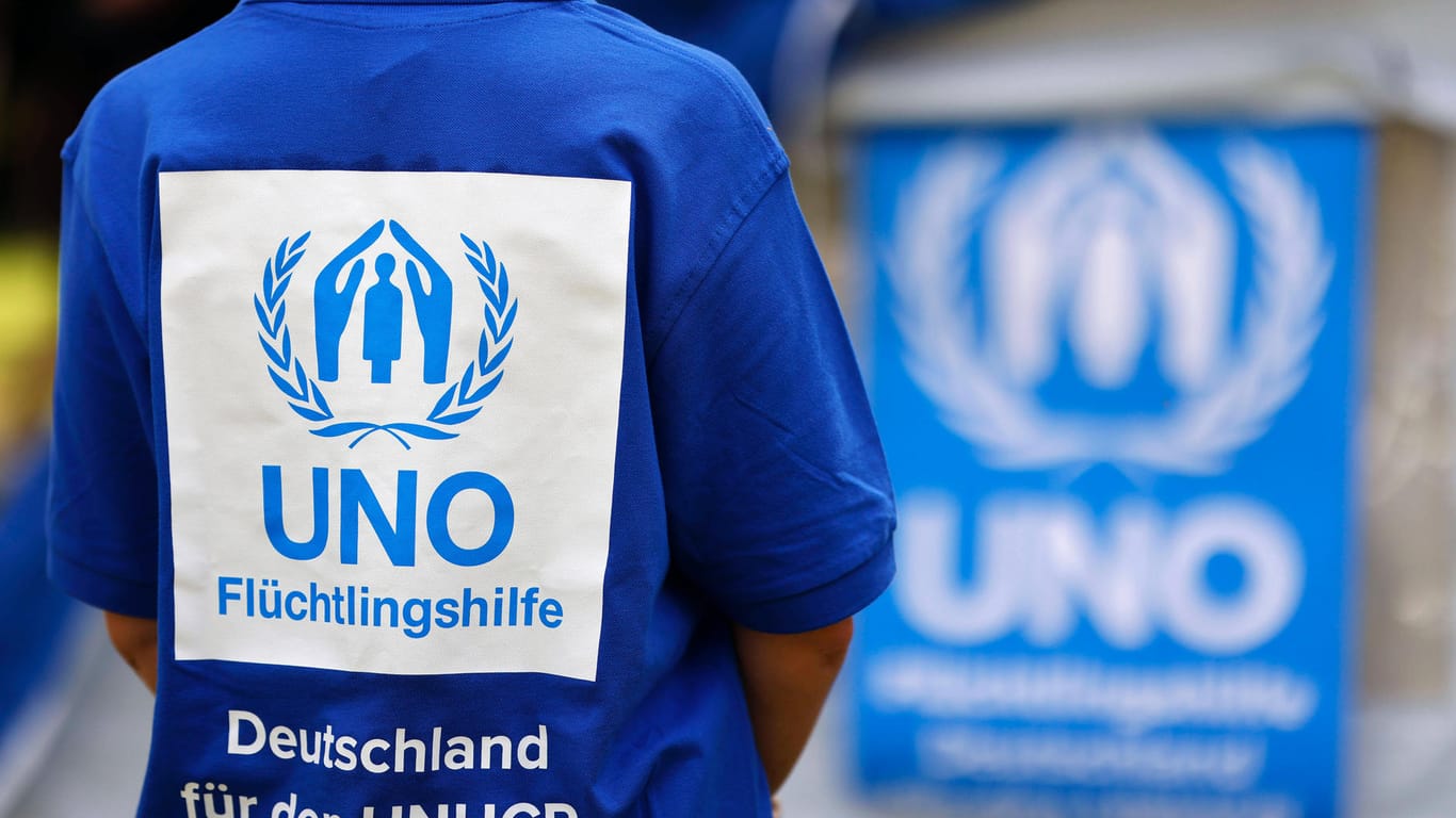 Das Logo der UNO-Flüchtlingshilfe: Laut der EU-Asylagentur ist die Zahl der Asylbewerber deutlich gestiegen.