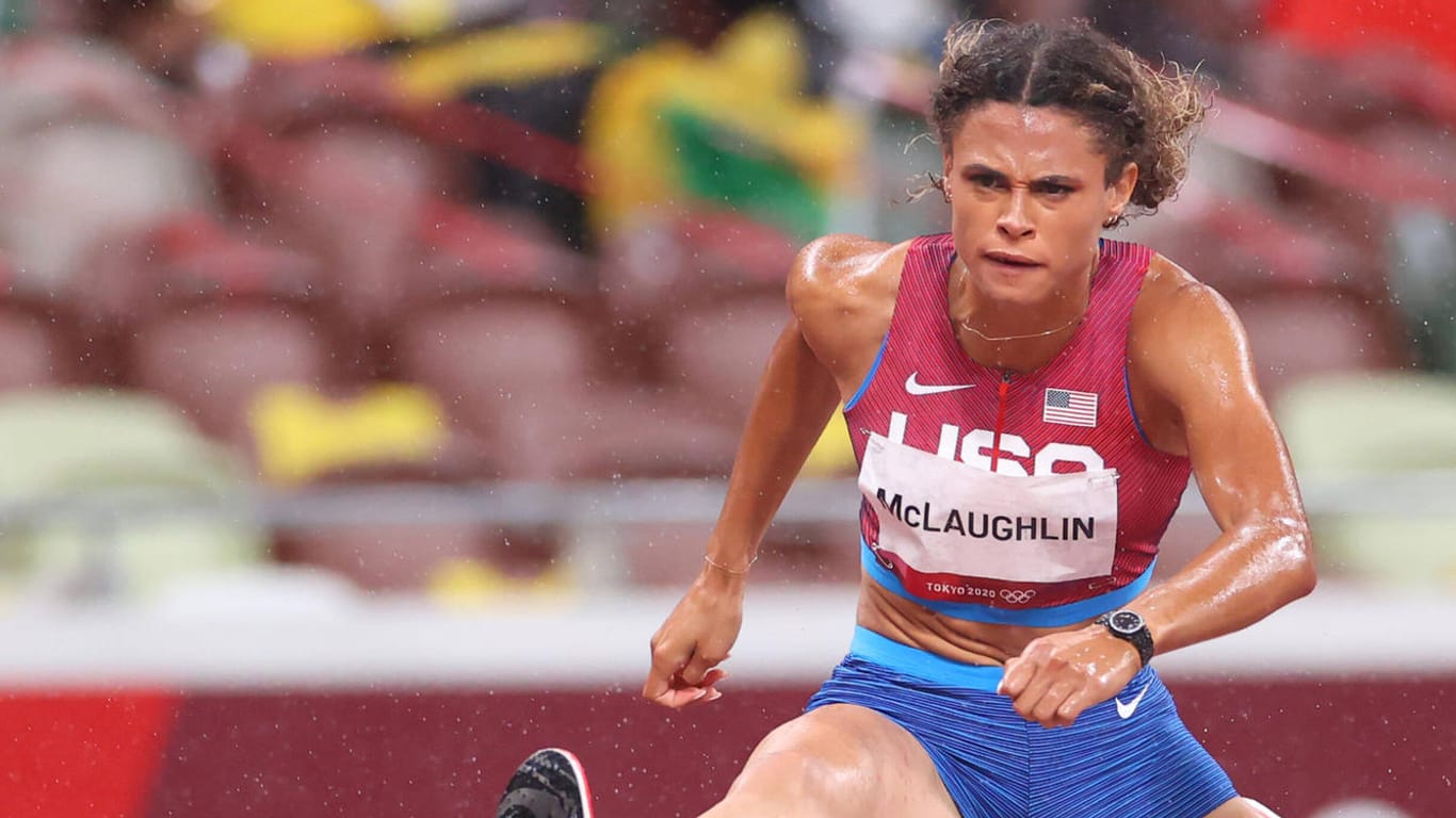 Sydney McLaughlin: Die US-Amerikanerin hat ihren eigenen Weltrekord über die 400m Hürden gebrochen.
