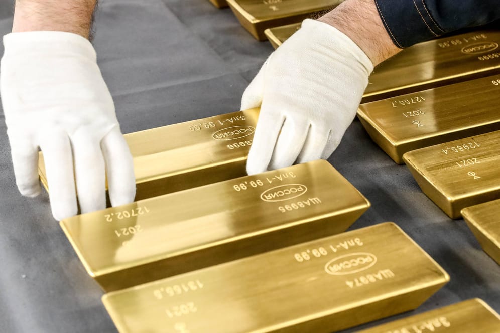 Russisches Gold (Symbolbild): Die Schweizer vermuten, dass die rätselhafte Lieferung das Vermögen eines Oligarchen sichern könnte.