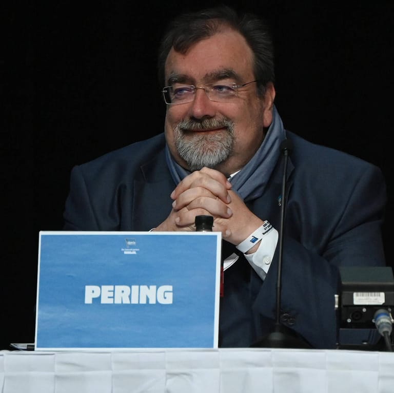 Ingmar Pering: Das Präsidiumsmitglied der Hertha wurde von der Blindenabteilung namentlich erwähnt.