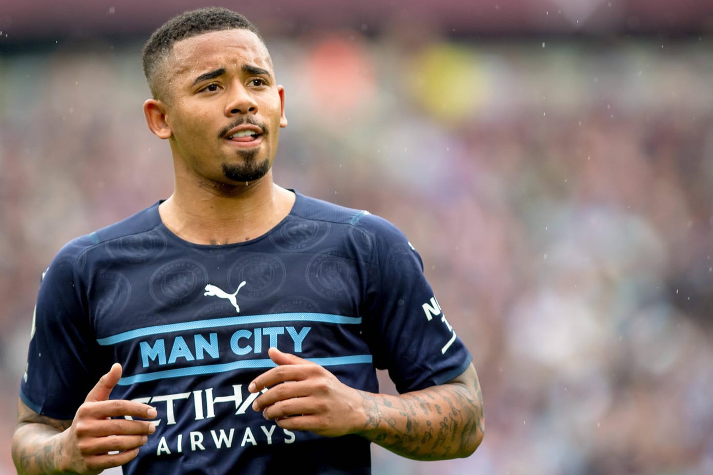 Gabriel Jesus: Der Brasilianer geht wohl bald für den FC Arsenal auf Torejagd.