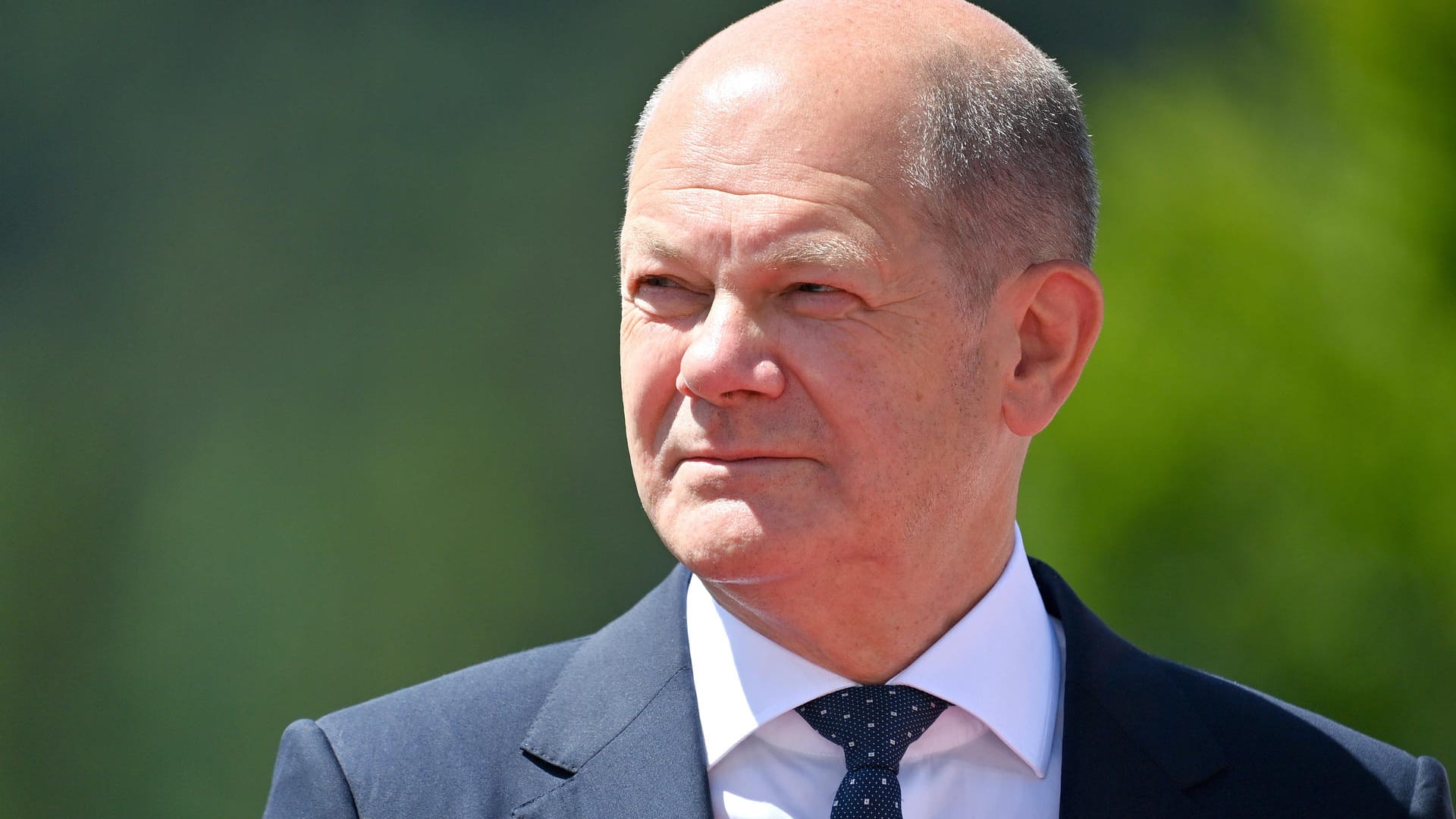 Olaf Scholz: Der Kanzler beim G7-Gipfel.