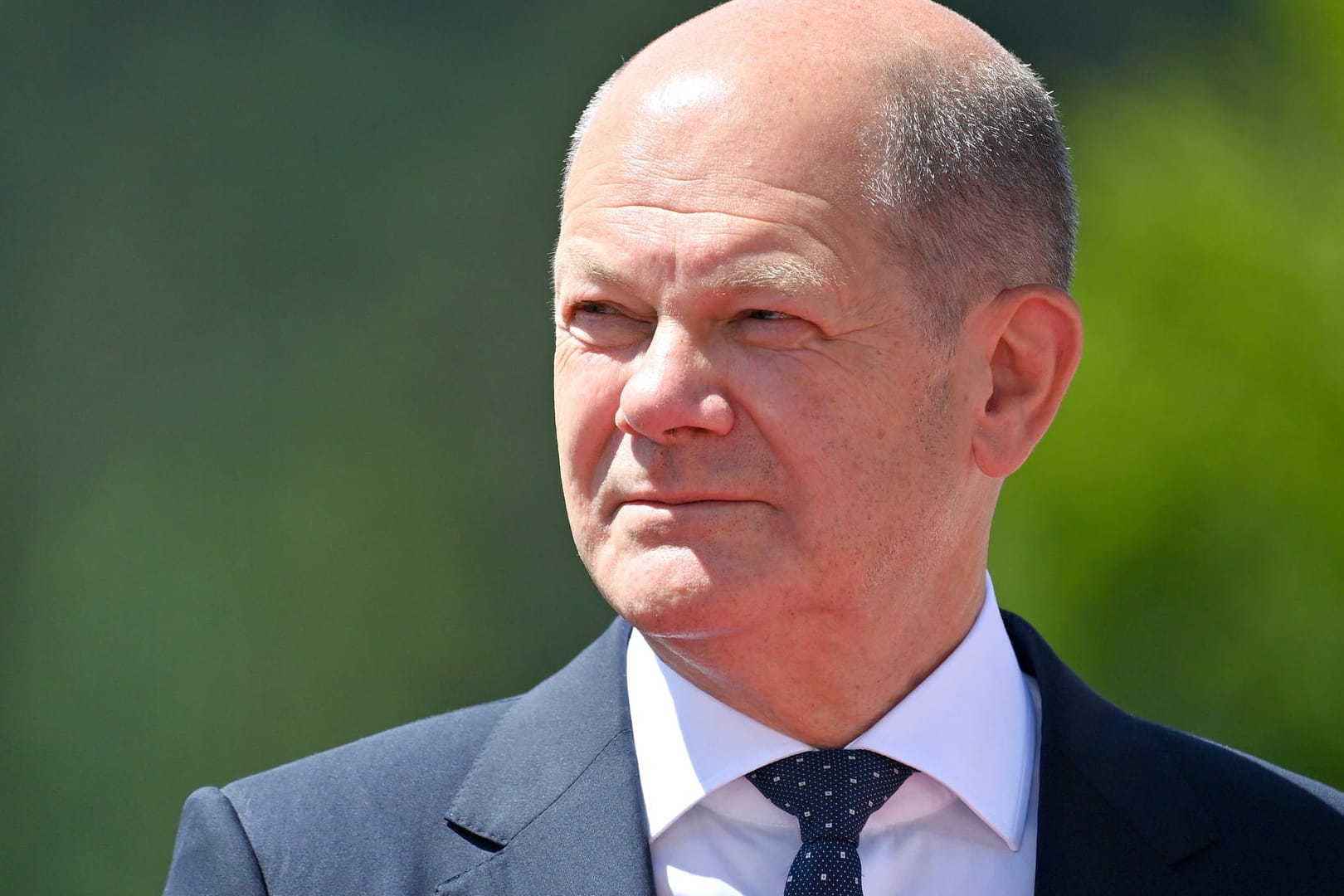 Olaf Scholz: Der Kanzler beim G7-Gipfel.