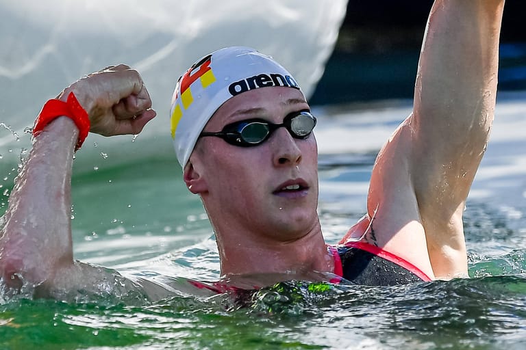 Florian Wellbrock: Der Schwimm-Star hat sich Gold im Freiwasser bei der WM geholt.
