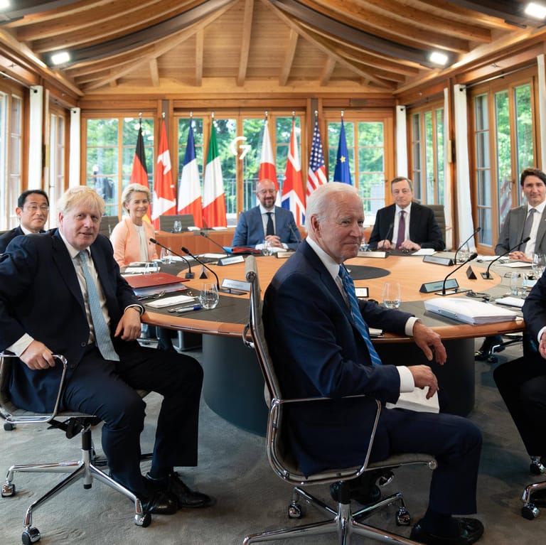 Die G7 in Bayern: Sie haben sich auf weitere Sanktionen gegen Russland geeinigt.