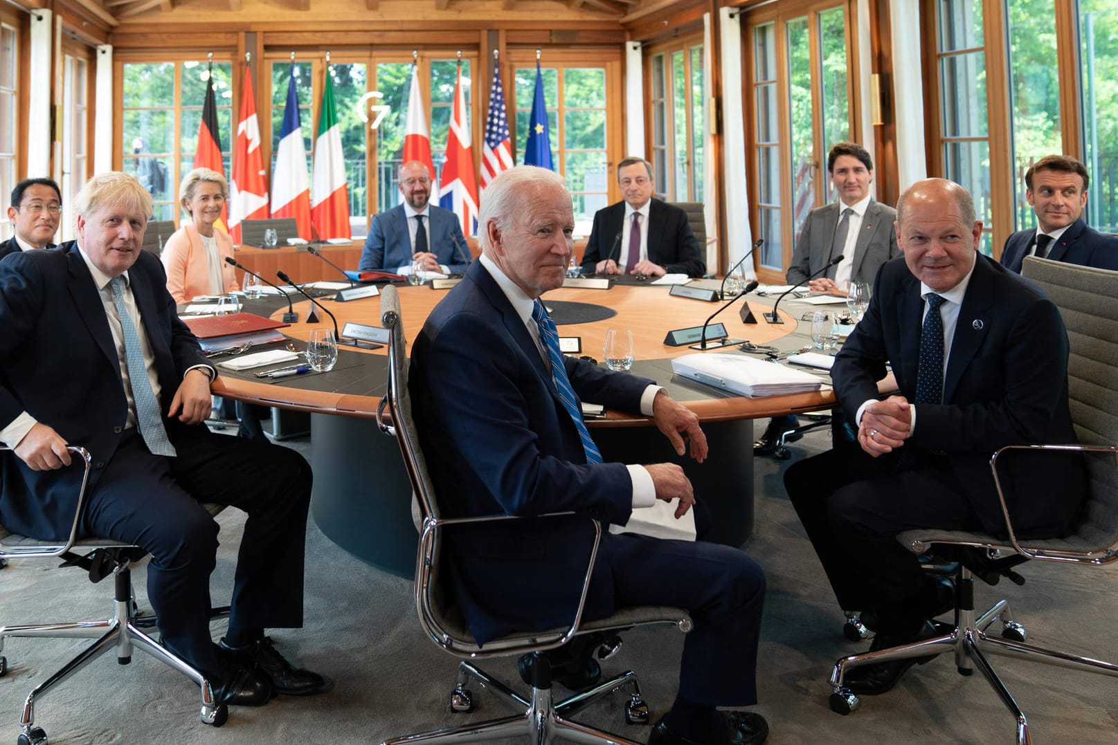 Die G7 in Bayern: Sie haben sich auf weitere Sanktionen gegen Russland geeinigt.