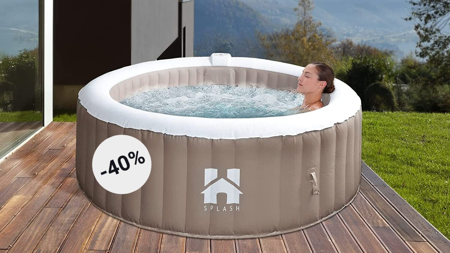 Aldi-Deals: Den aufblasbaren Whirlpool von Home Deluxe bekommen Sie jetzt zum Schnäppchenpreis.