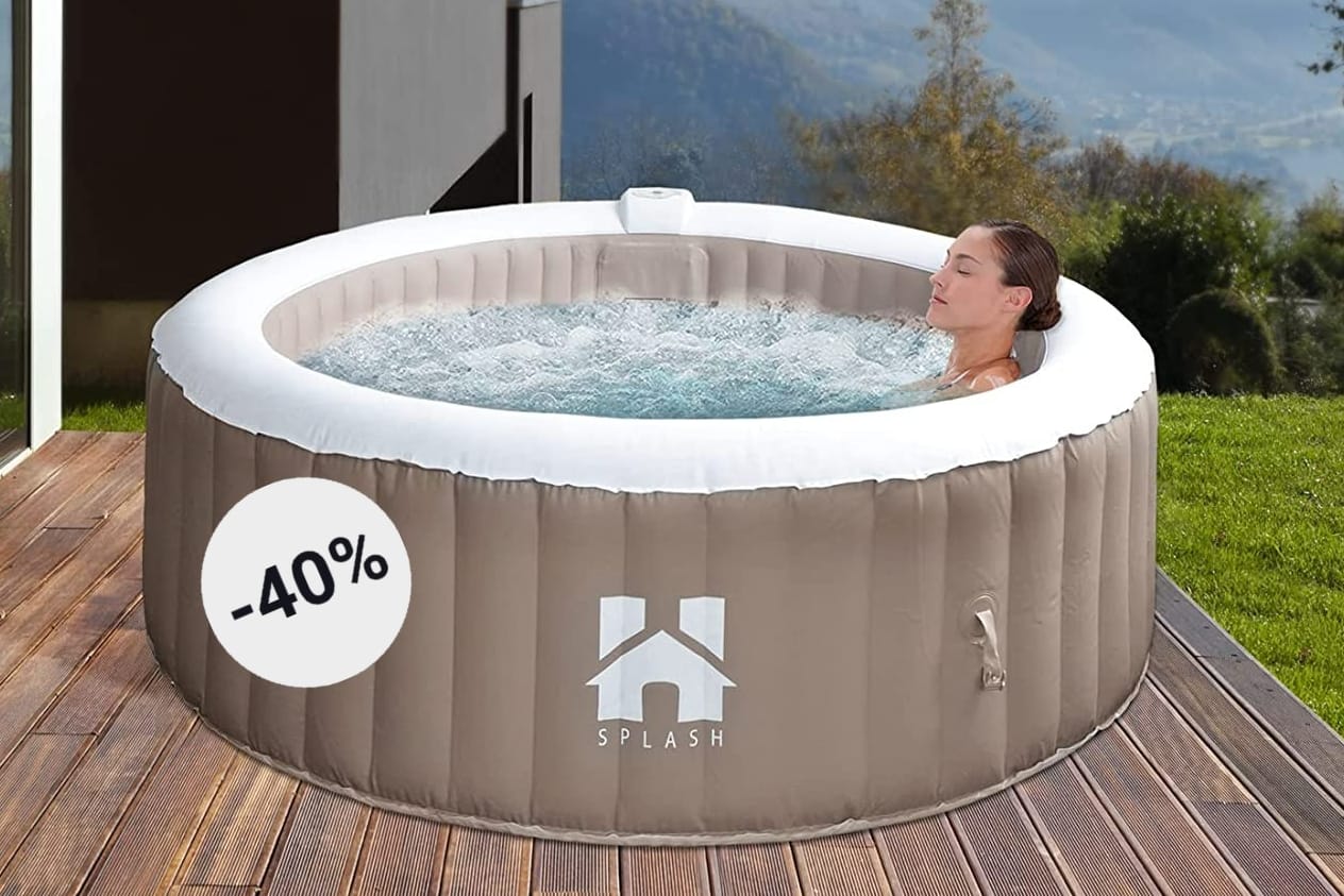 Aldi-Deals: Den aufblasbaren Whirlpool von Home Deluxe bekommen Sie jetzt zum Schnäppchenpreis.