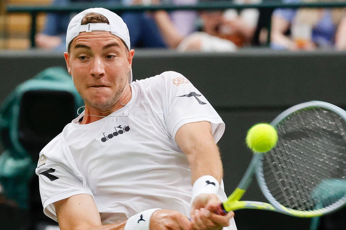 Jan-Lennard Struff: Der deutsche Tennisstar musste sich in Wimbledon knapp geschlagen geben.