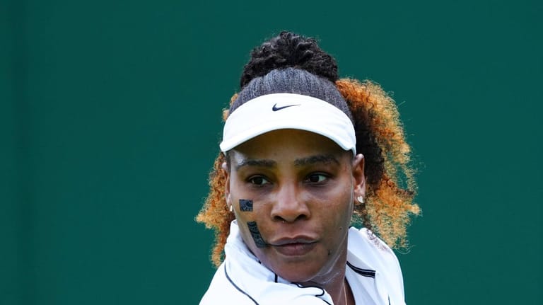 Serena Williams überzeugte bereits im Training auf dem Centre Court.