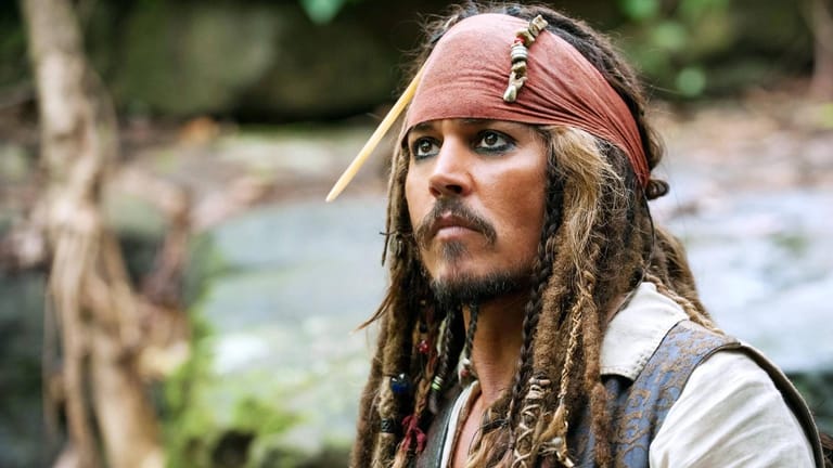 Johnny Depp: Hier ist der 59-Jährige als Jack Sparrow zu sehen.