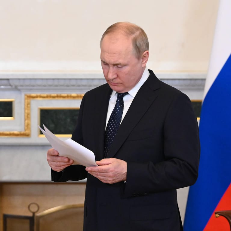 Der russische Präsident Wladimir Putin: Russland hat auch nach Ablauf der Verzugsfrist Zinszahlungen nicht geleistet, damit gilt das Land als zahlungsunfähig.