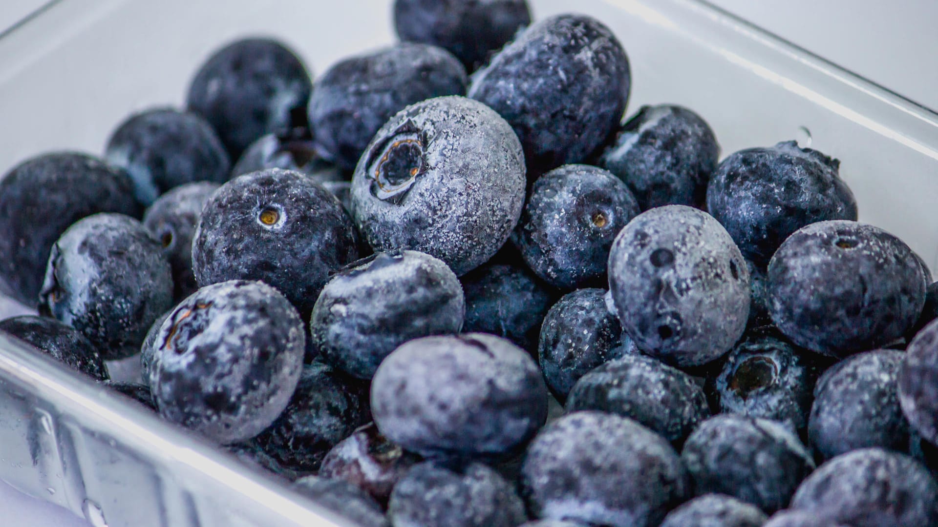 Heidelbeeren: Beim Einfrieren sollten die Früchte vollreif sein.