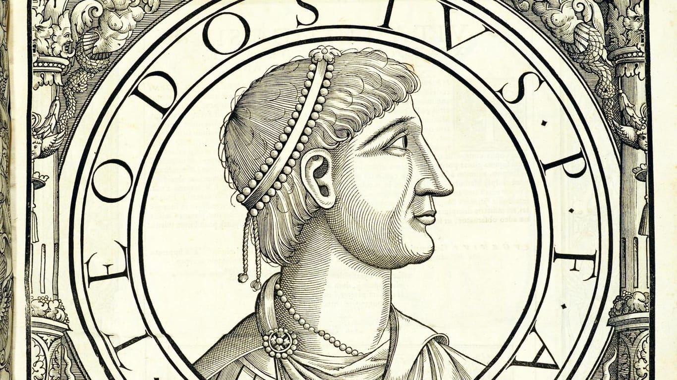 Theodosius I.: 394 nach Christus siegte er in der Schlacht am Frigidus.