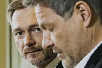 Christian Lindner und Robert Habeck: Die Ampel streitet über das Verbrenner-Verbot.