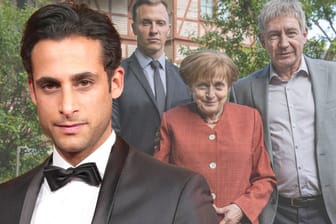Karim Günes und die RTL-Produktion "Miss Merkel": Der Schauspieler ist in der Romanverfilmung offenbar nicht mehr erwünscht.