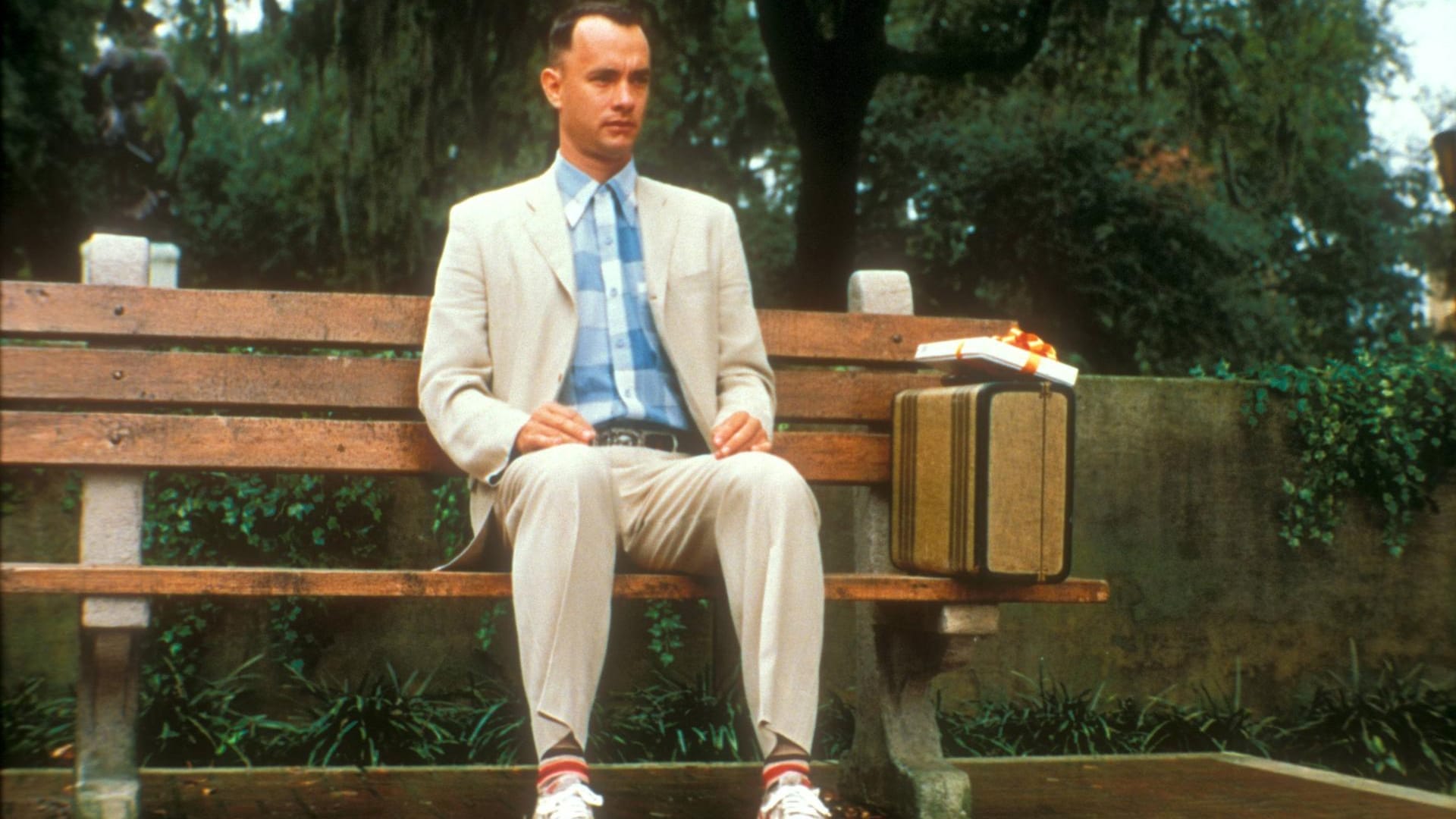 Tom Hanks: Hier ist der Filmstar in seiner Rolle in "Forrest Gump" zu sehen.