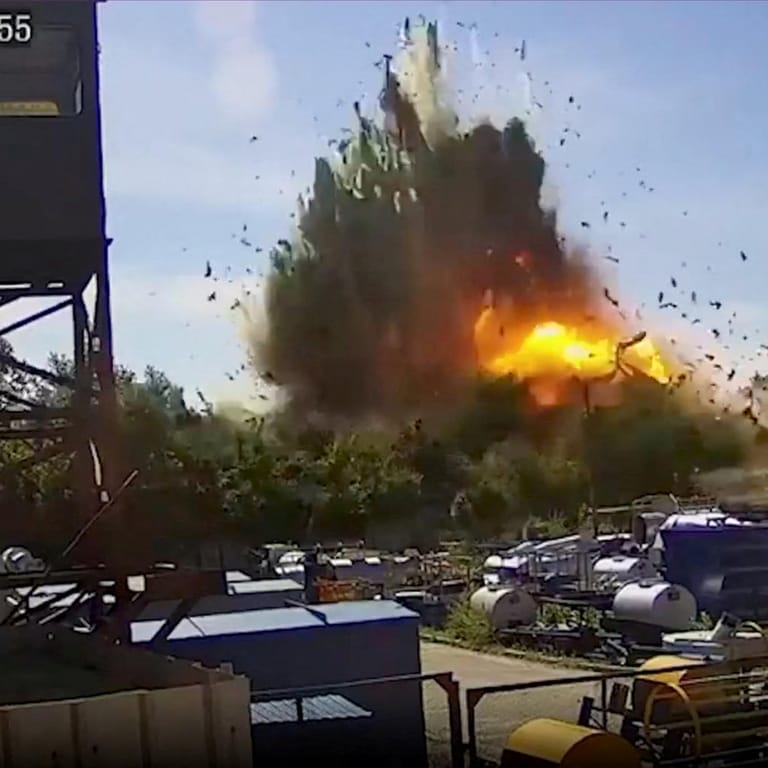 Bilder des Raketenangriffs auf ein Einkaufszentrum in der Ukraine: Mehrere Zivilisten starben.