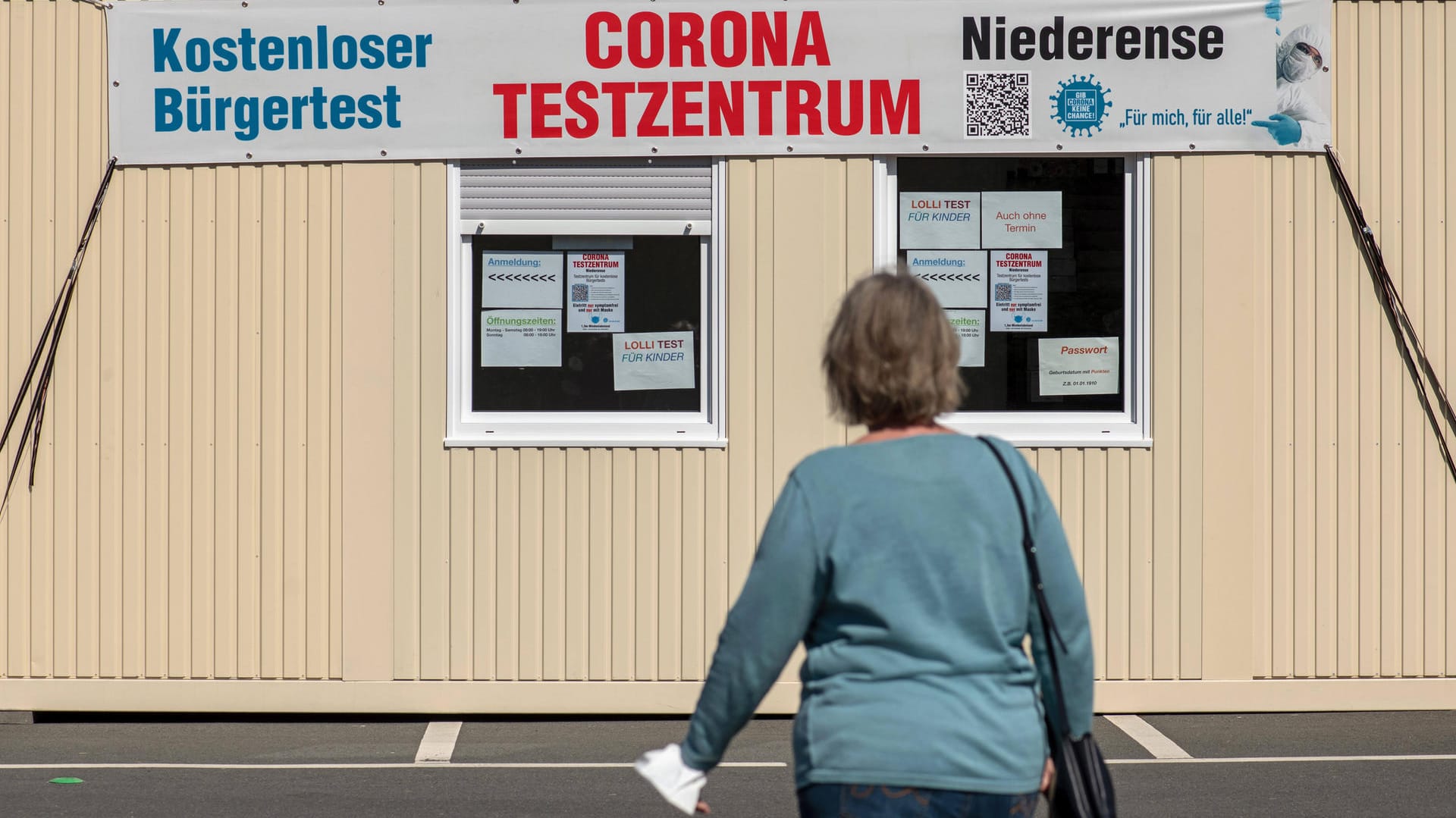 Corona-Testzentrum für kostenlose Bürgertests (Symbolbild): Die Corona-Tests für Bürger sind ab dem 1. Juli nicht mehr kostenlos.