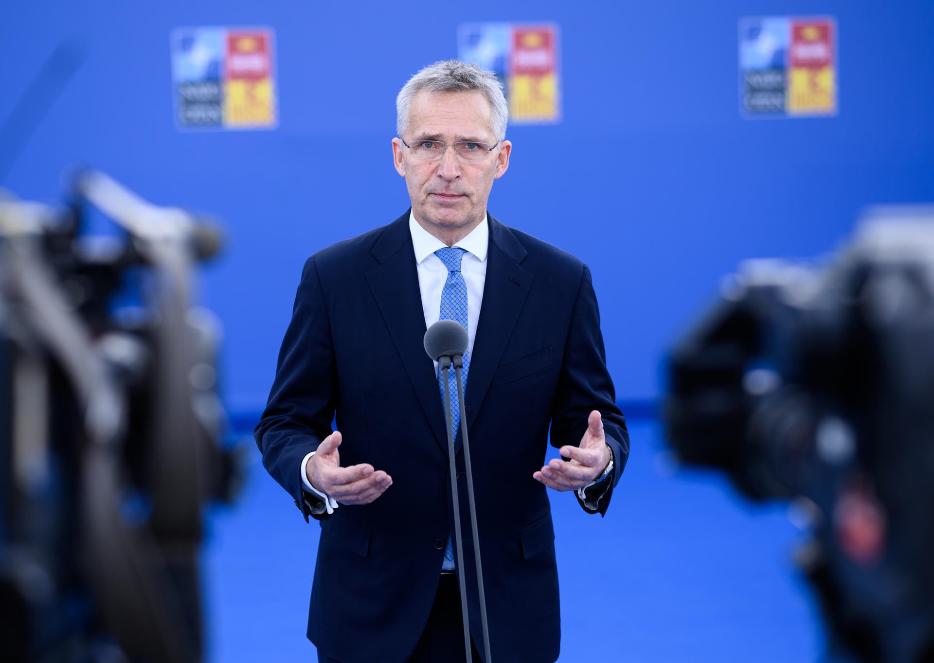 Jens Stoltenberg: Der Nato-Generalsekretär sieht in Russlands Vorgehen eine Bedrohung für die Nato.