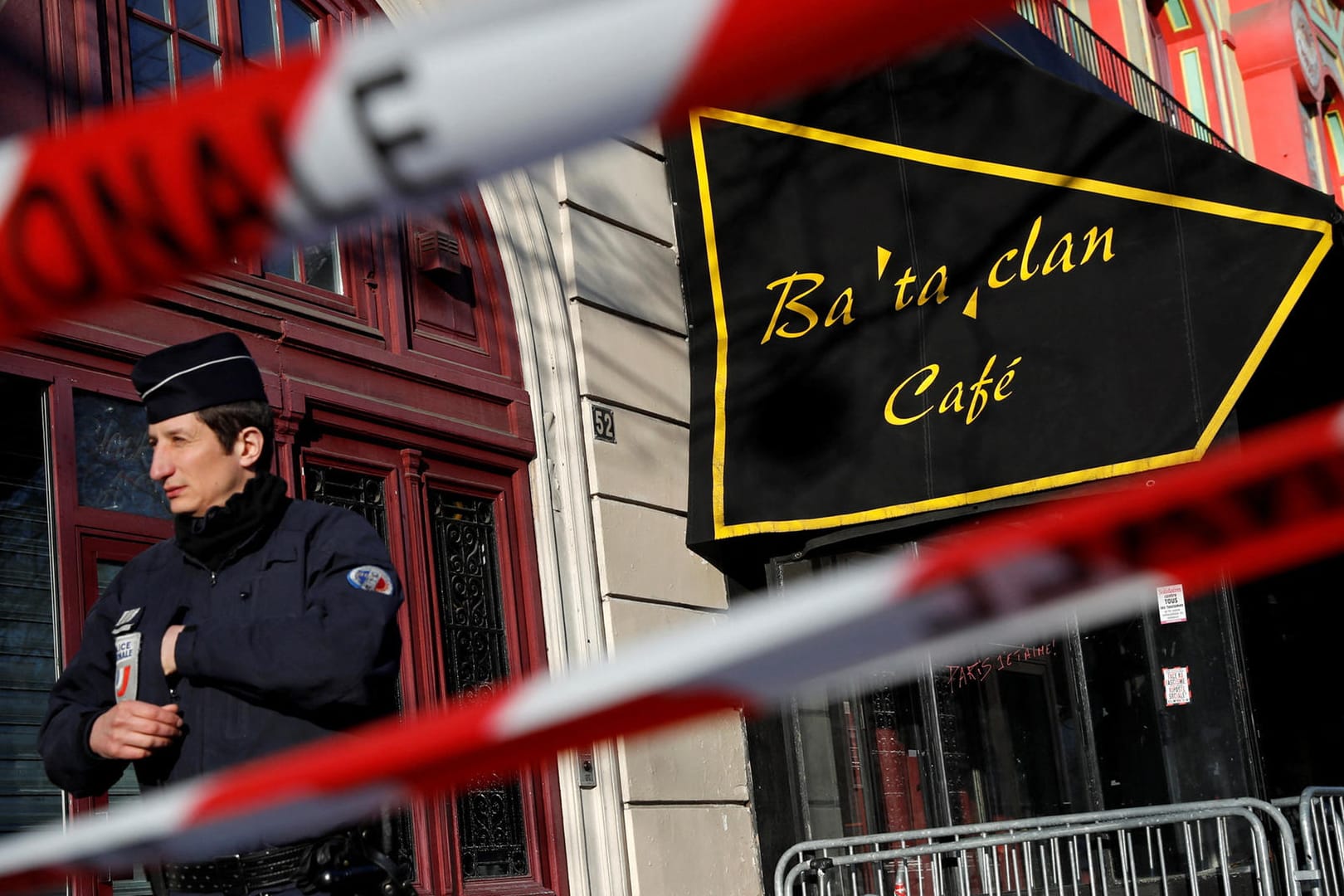 Die Konzerthalle Bataclan in Paris (Archivbild): Hier verloren 2015 bei einem Terroranschlag zahlreiche Menschen ihr Leben.