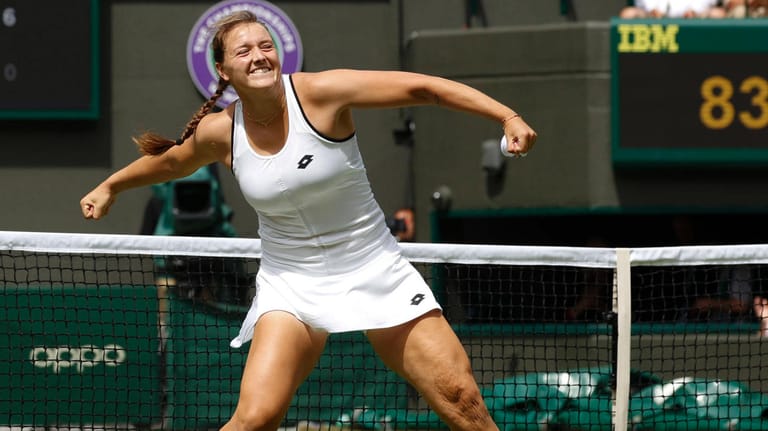Jule Niemeier: Die deutsche Tennisspielerin überraschte in Wimbledon.