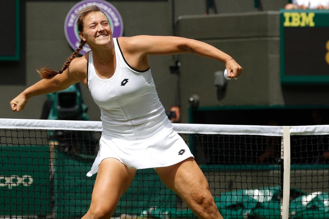 Jule Niemeier: Die deutsche Tennisspielerin überraschte in Wimbledon.