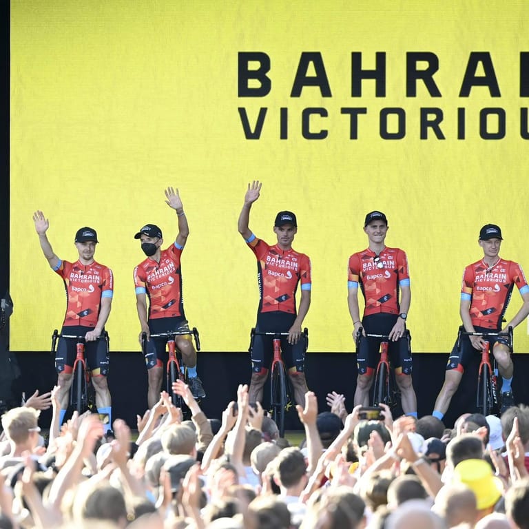 Team Bahrain Victorious: Im Hotel der Sportler wurde eine Razzia durchgeführt.