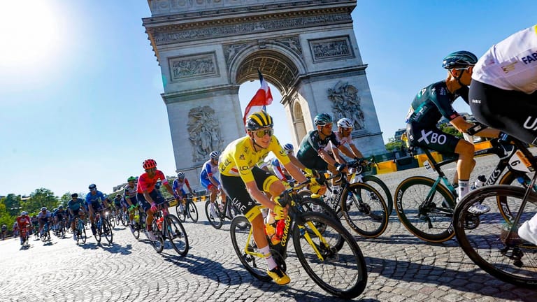 Mann in Gelb: Tadej Pogacar gewann in den vergangenen Jahren die Tour de France.