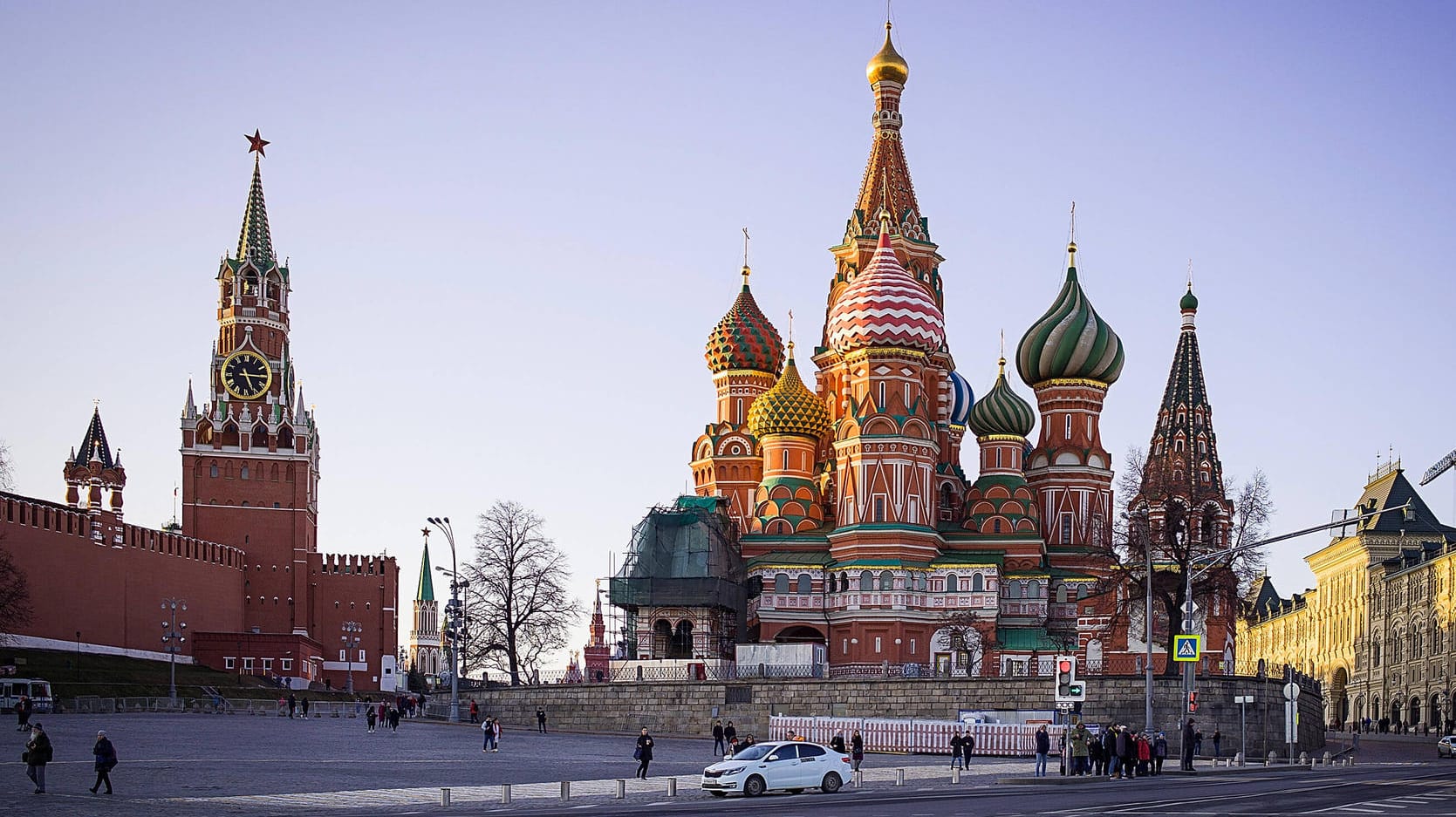 Der Rote Platz in Moskau: Man beobachte die Situation, heißt es aus in Russland vertretenen deutschen Medienhäusern.