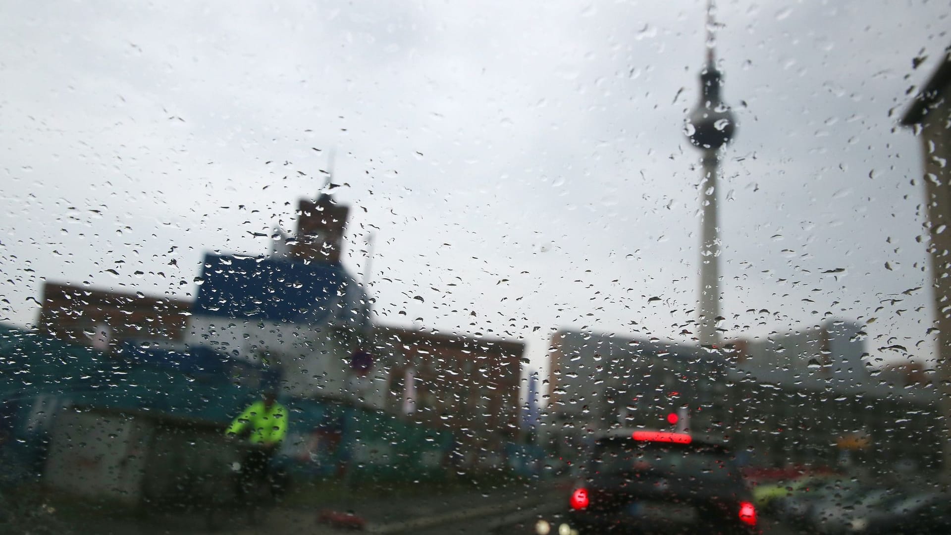 Regenwetter in Berlin