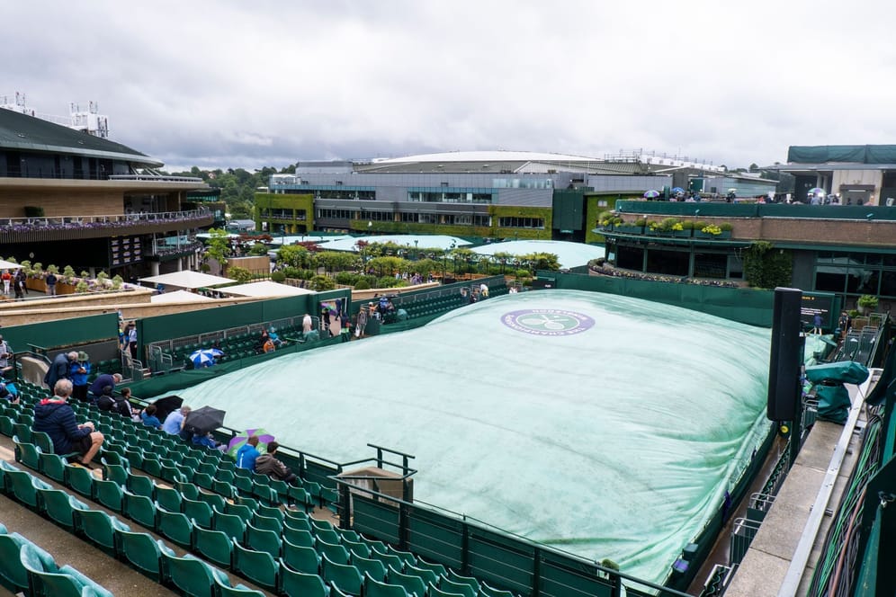 Regen in Wimbledon