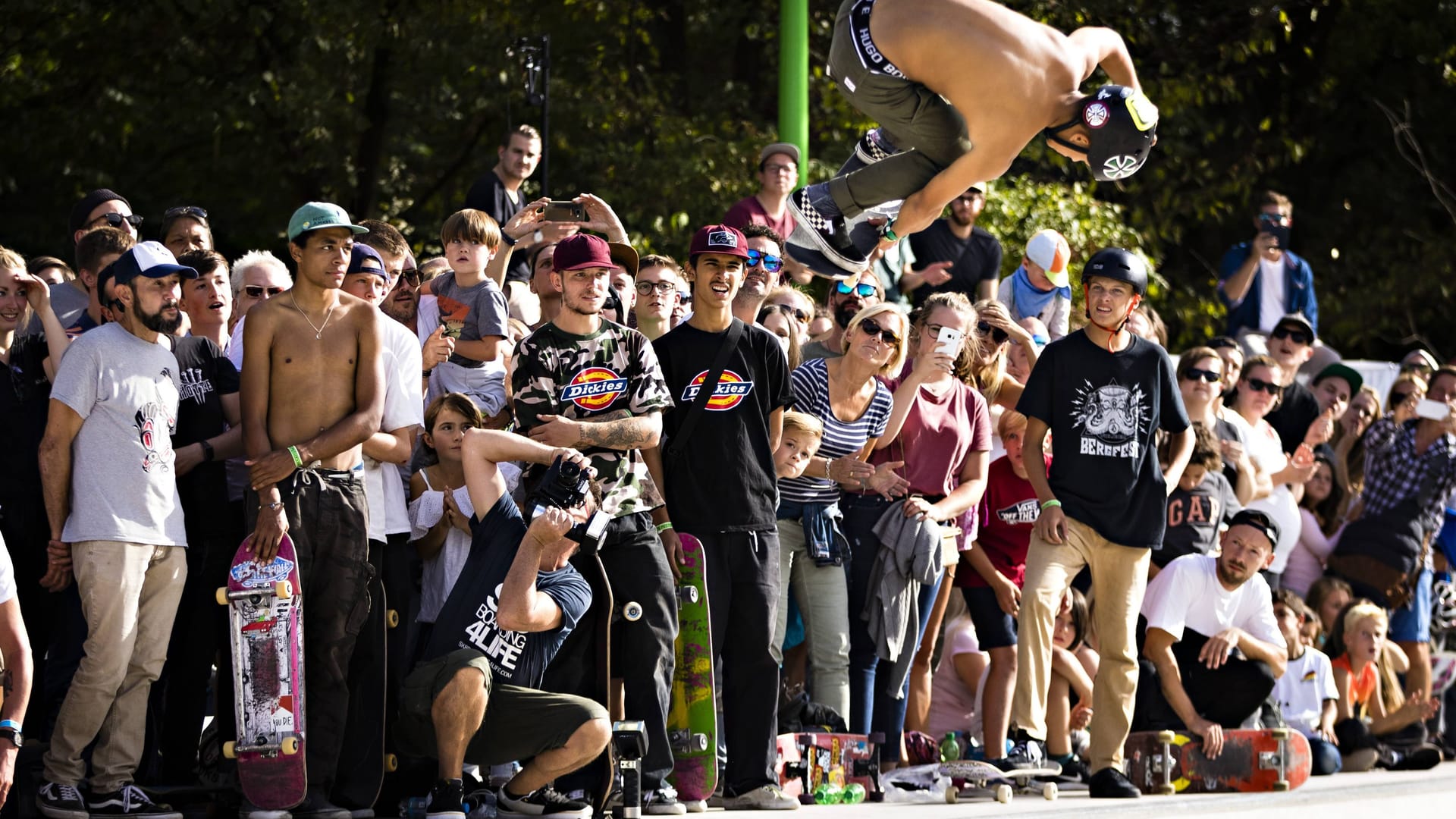 Skater und Fans bei der letzten SKTWK (Archivbild): Nach Corona-Pause findet die Skateweek wieder statt.