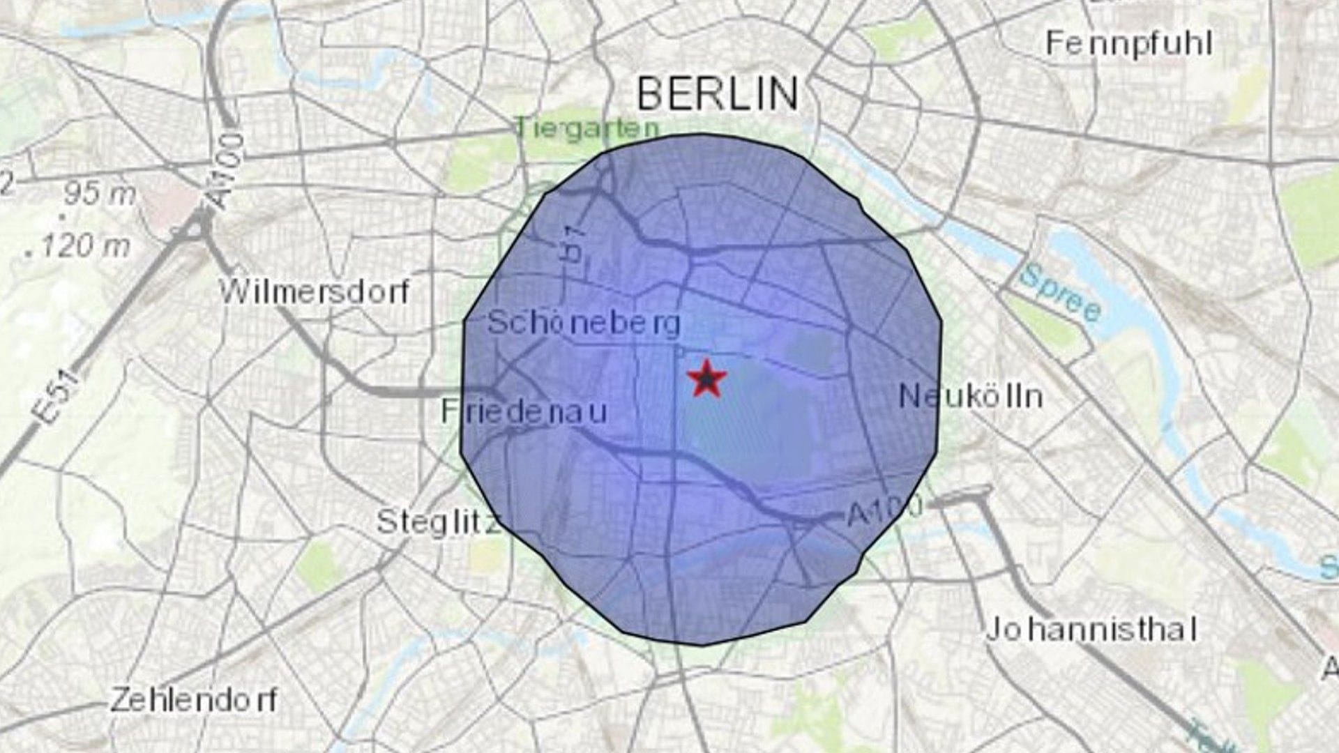 Epizentrum Tempelhofer Feld: In der Umgebung kam es am Freitag zu spürbaren Erschütterungen.