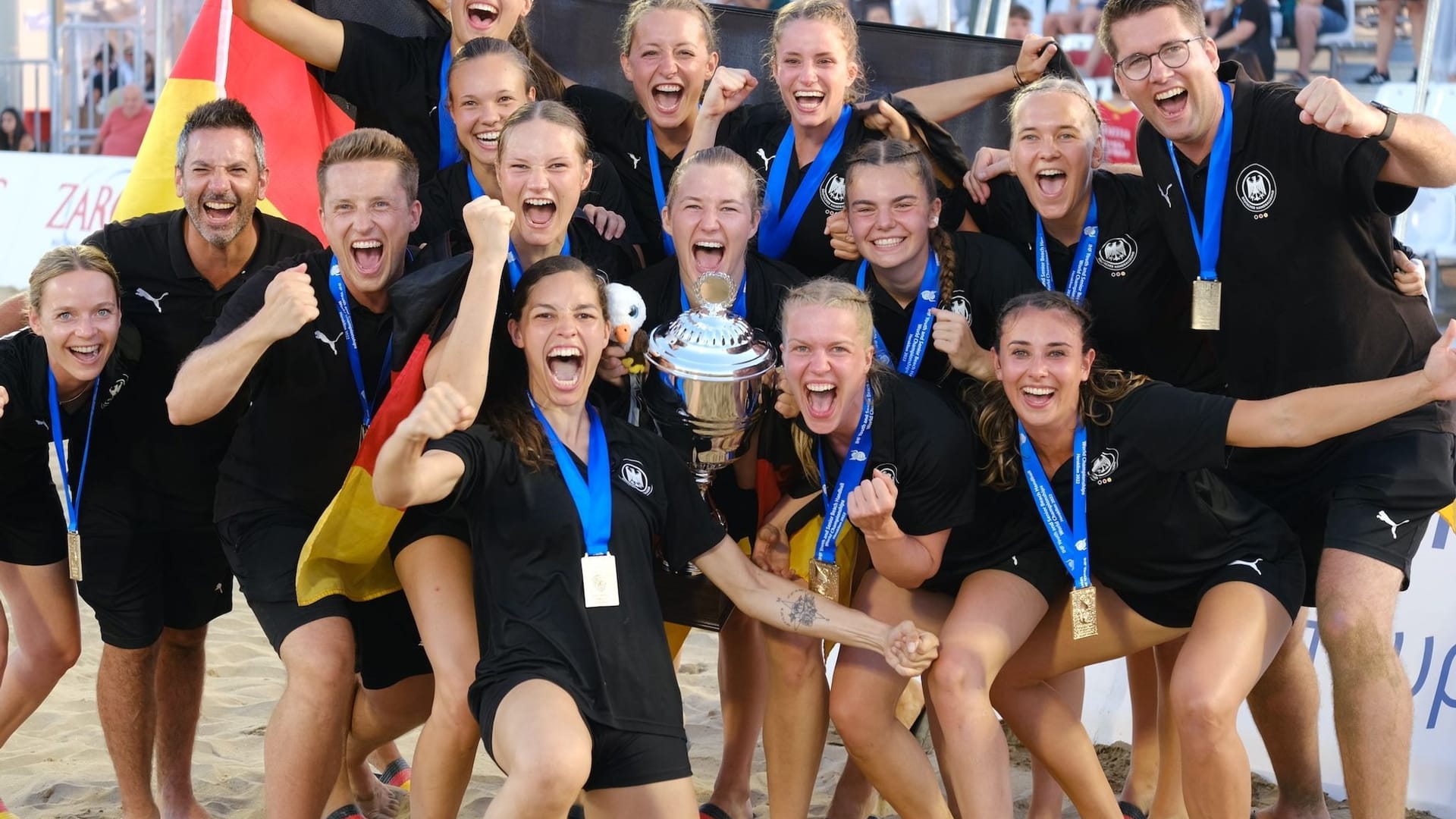 Deutschlands Beach-Handballerinnen