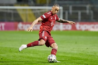 U19-Nationalspieler Armindo Sieb am Ball (Archivbild): In der Regionalliga erzielte er zehn Treffer für die zweite Mannschaft des FC Bayern.