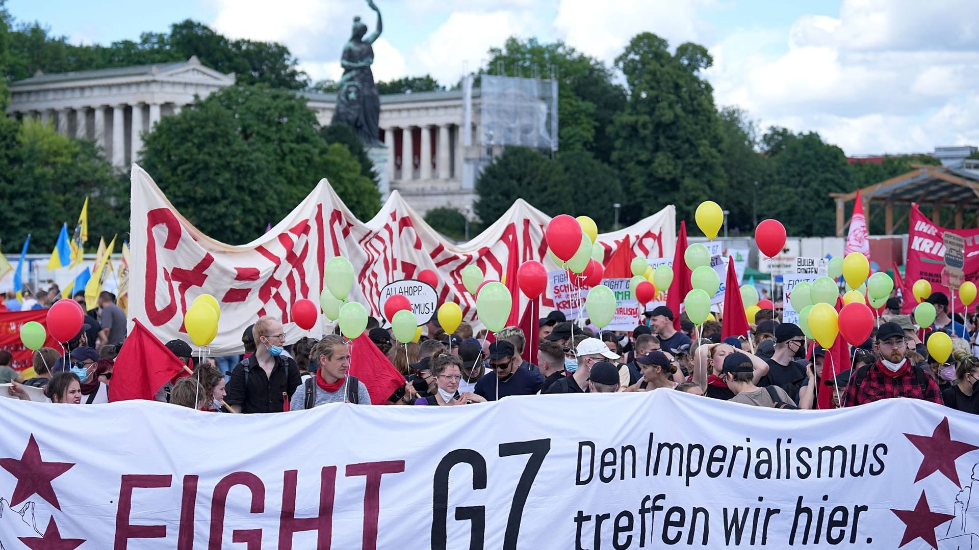 G7-Gipfel 2022 - Demonstration München G7-Gipfel 2022 - Demonstration München