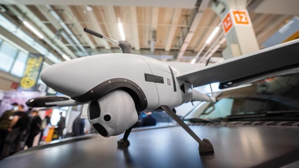 Habeck eröffnet deutsche Drohnenfabrik von Quantum Systems in der Ukraine