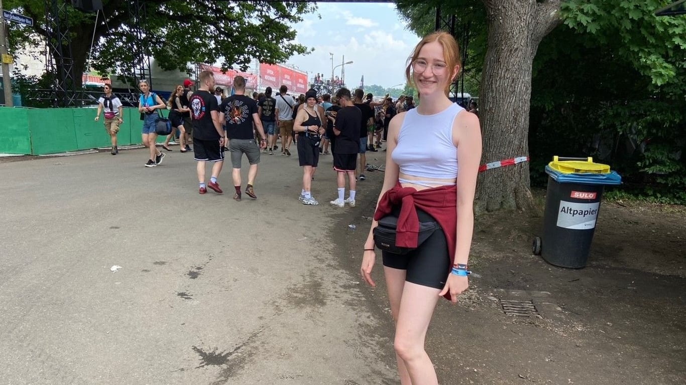 Für Lili ist Rock im Park das erste Festival überhaupt.